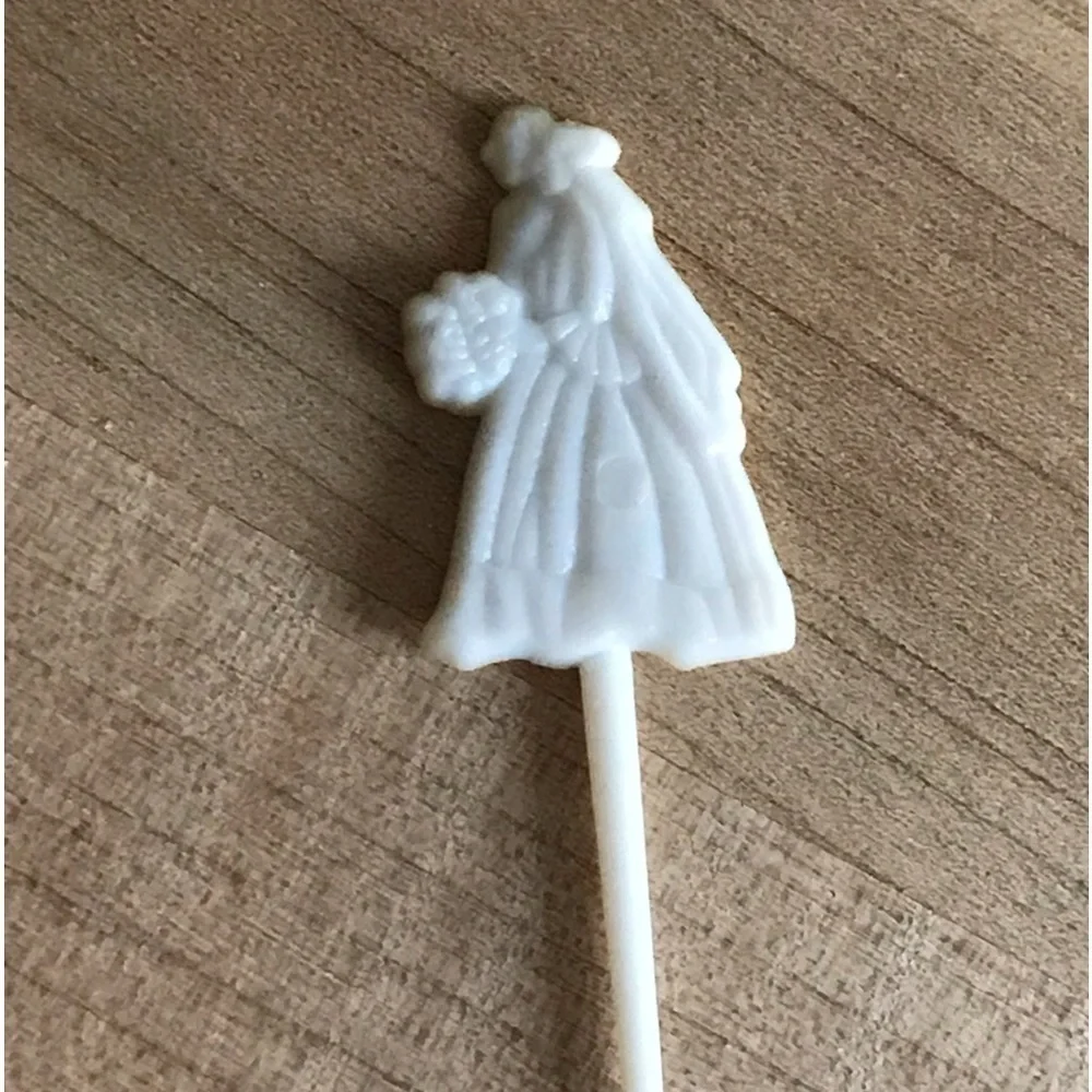 Vintage Bride and Groom Picks Toppers Wedding Decor Made in Hong Kong 4 …